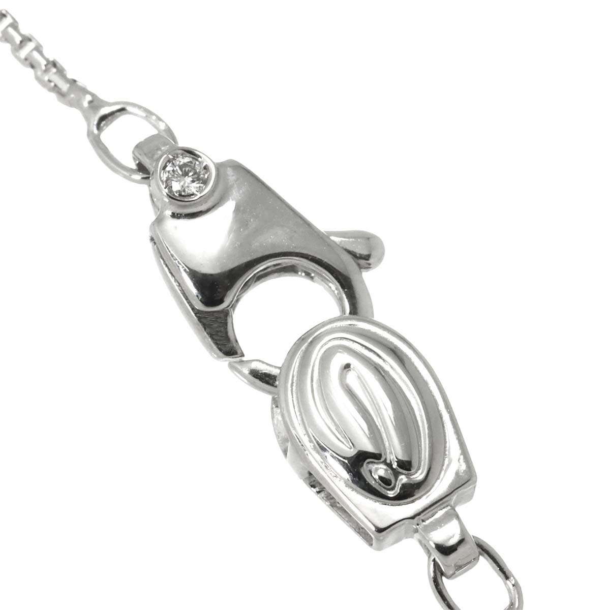 Diamond Necklace 18K WG 750