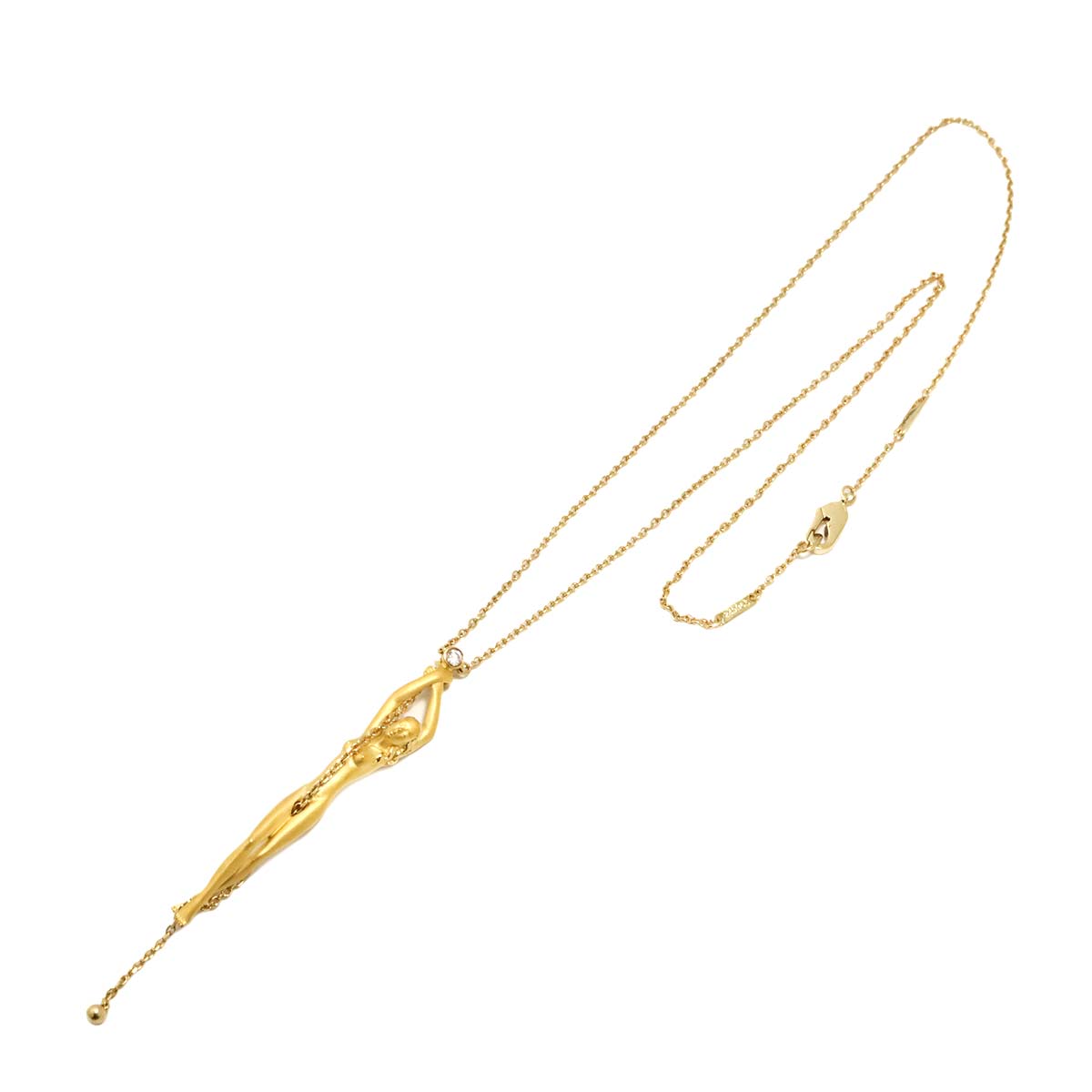 Diamond Necklace 18K YG 750