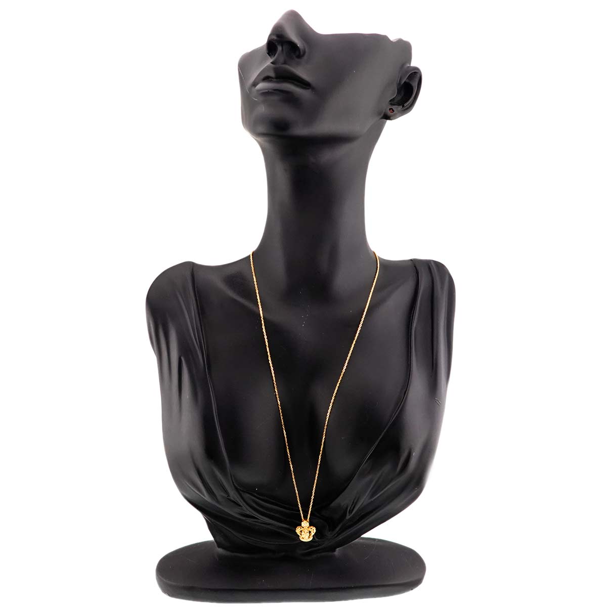 Diamond 0.03ct Necklace 18K YG Yellow Gold 750