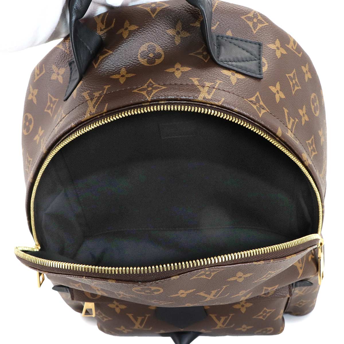 Monogram Palm Springs MM Backpack Brown Black M44874