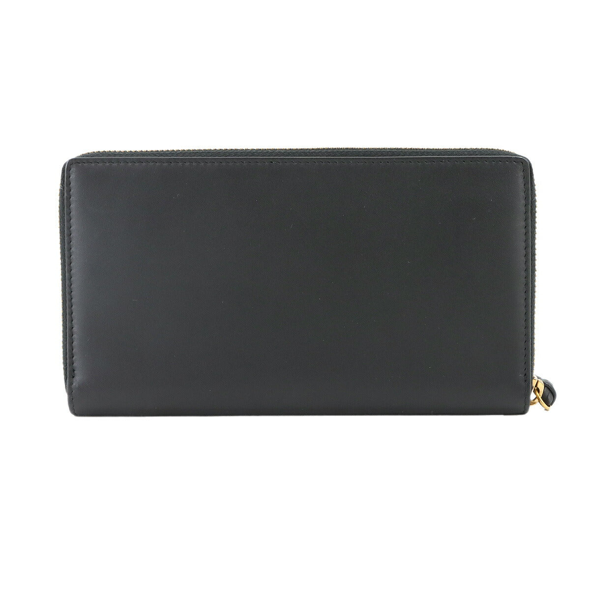 Neo Classic Zipped Around Long Wallet Leather Black 640115