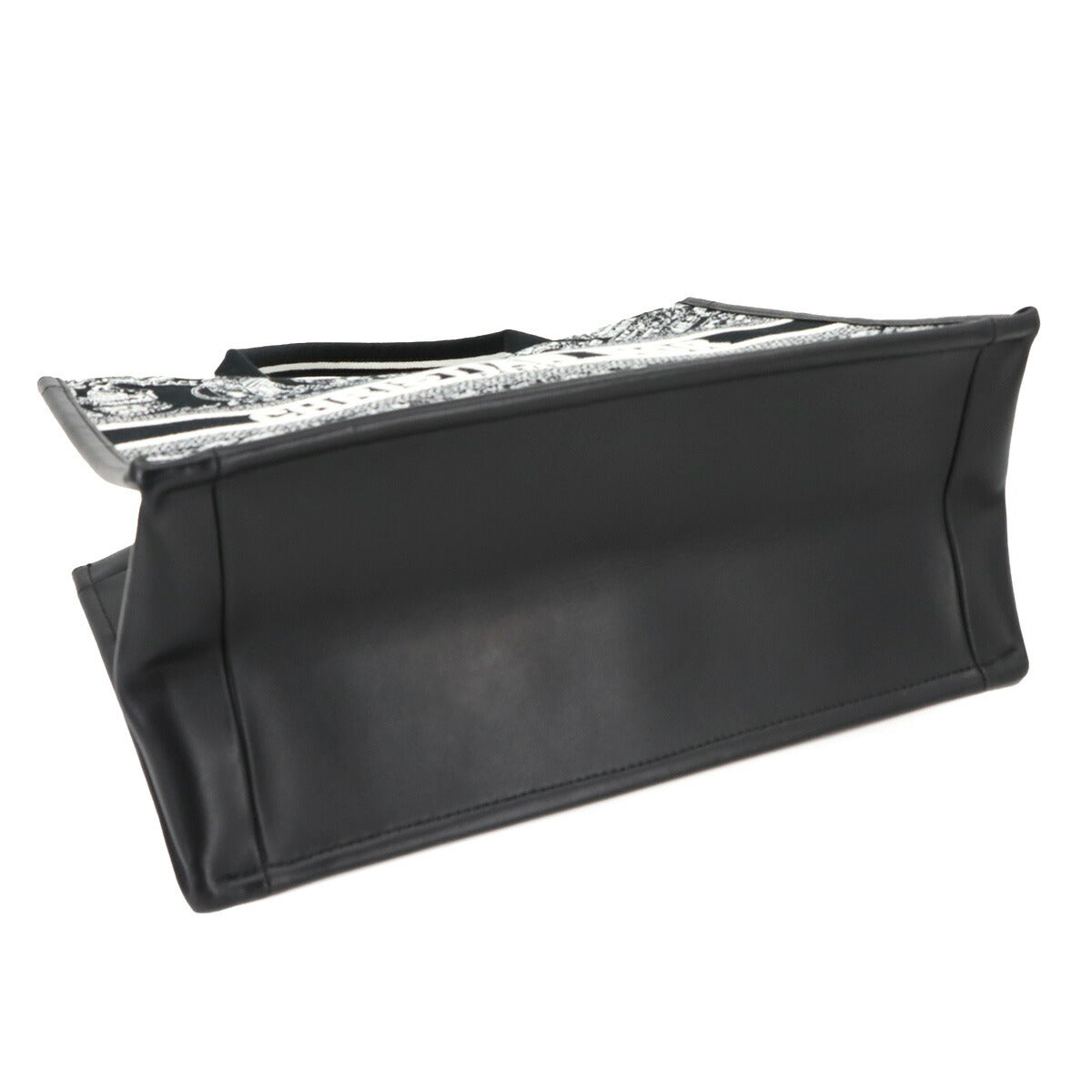 Book Tote Medium 2way Bag Canvas Black White M1324CETJ