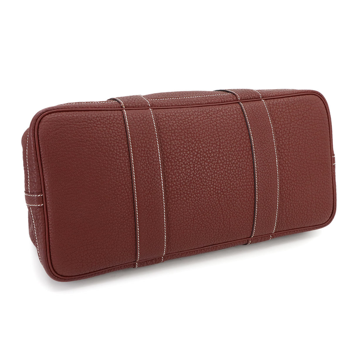 Garden Party PM Tote Bag Veau Negonda Leather Rouge H Purse