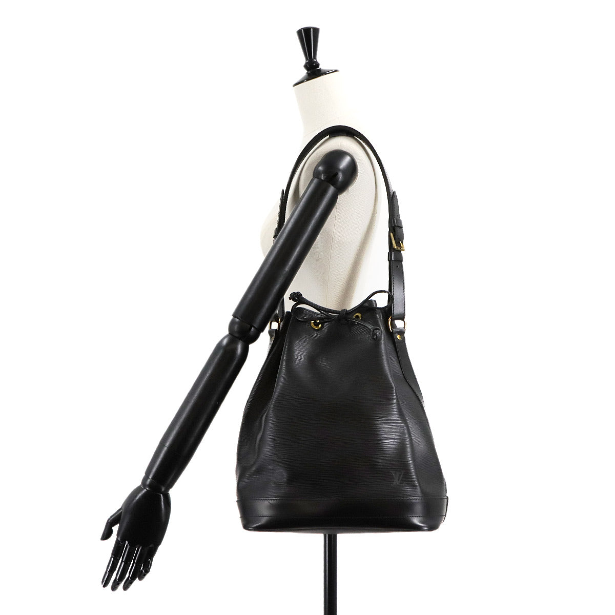 Epi Noe Shoulder Bag Leather Noir M59002 Purse