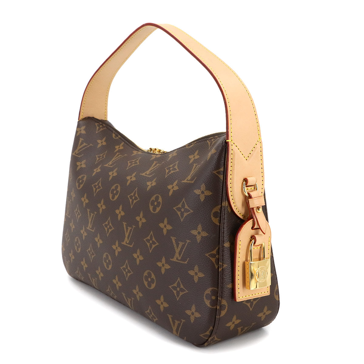 Monogram Slouchy PM Shoulder Bag Brown M11952 Purse