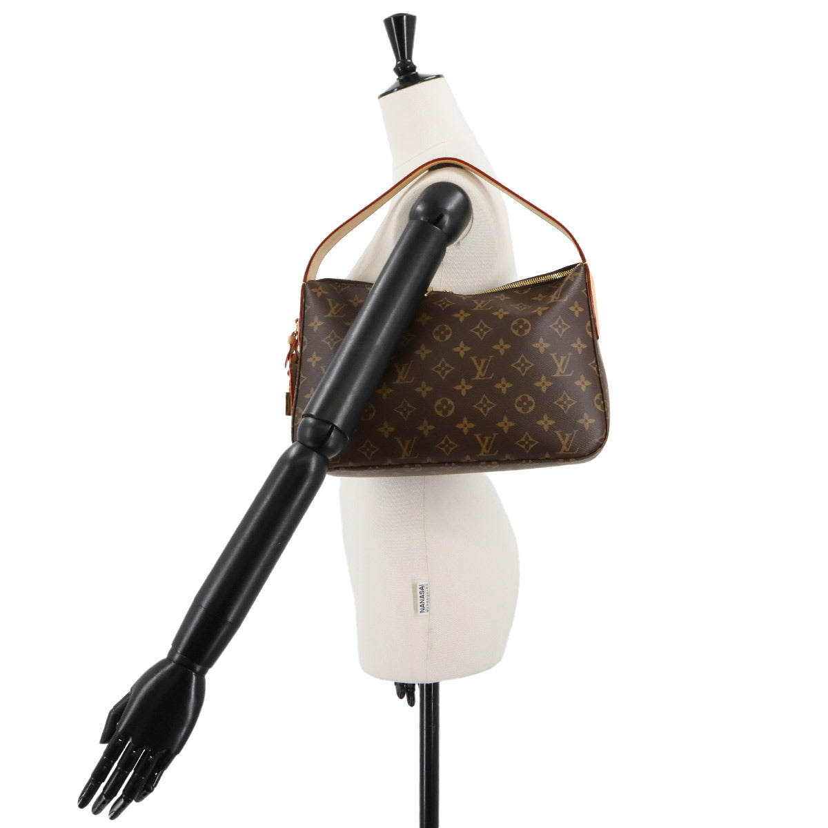 Monogram Slouchy PM Shoulder Bag Brown M11952 Purse