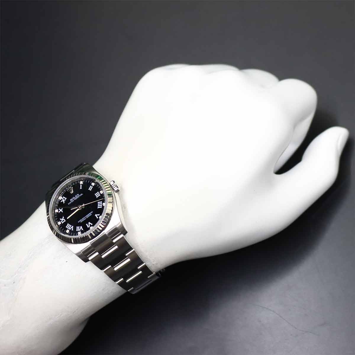 Oyster Perpetual 116034G Serial Random 11P Diamon 750WG Automatic