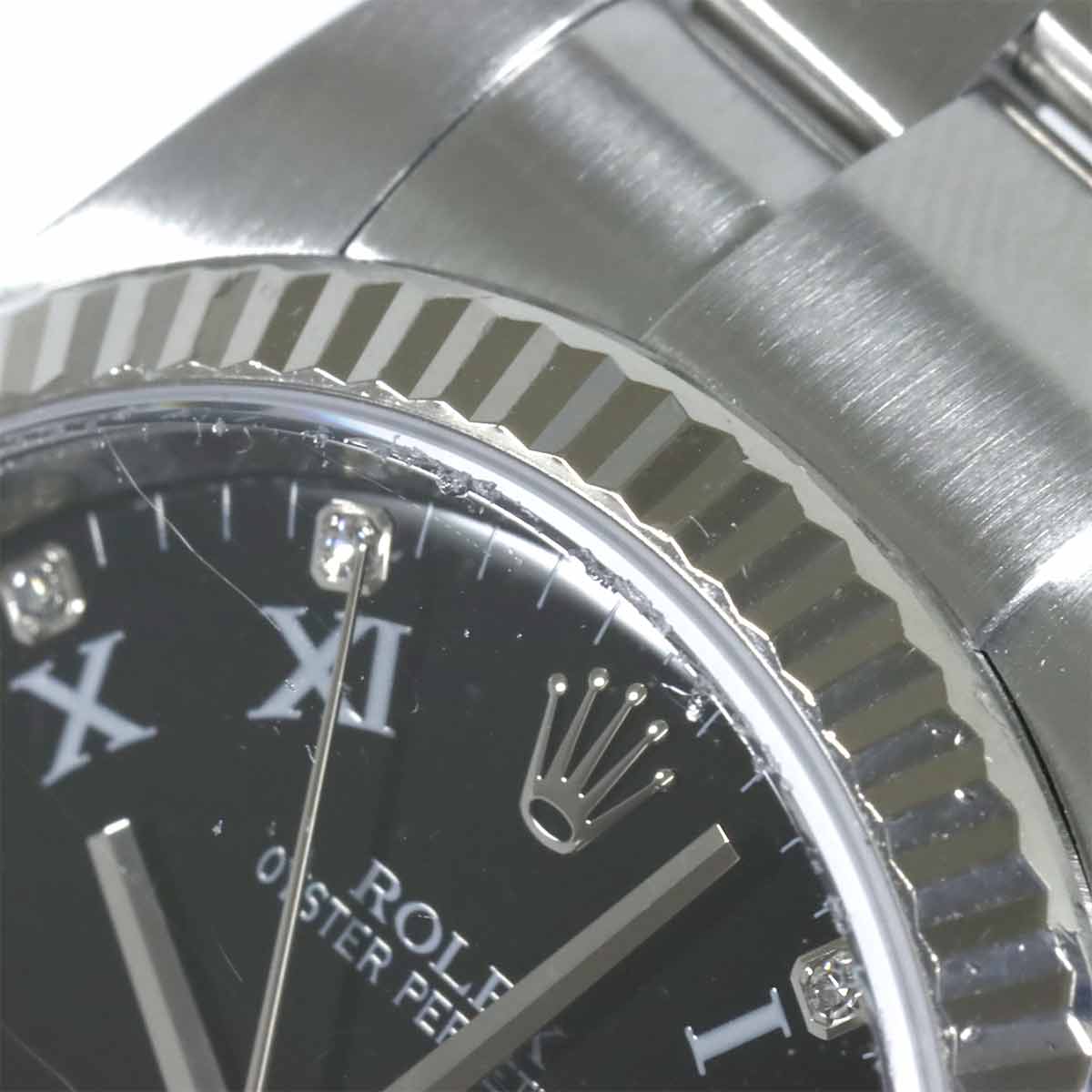 Oyster Perpetual 116034G Serial Random 11P Diamon 750WG Automatic