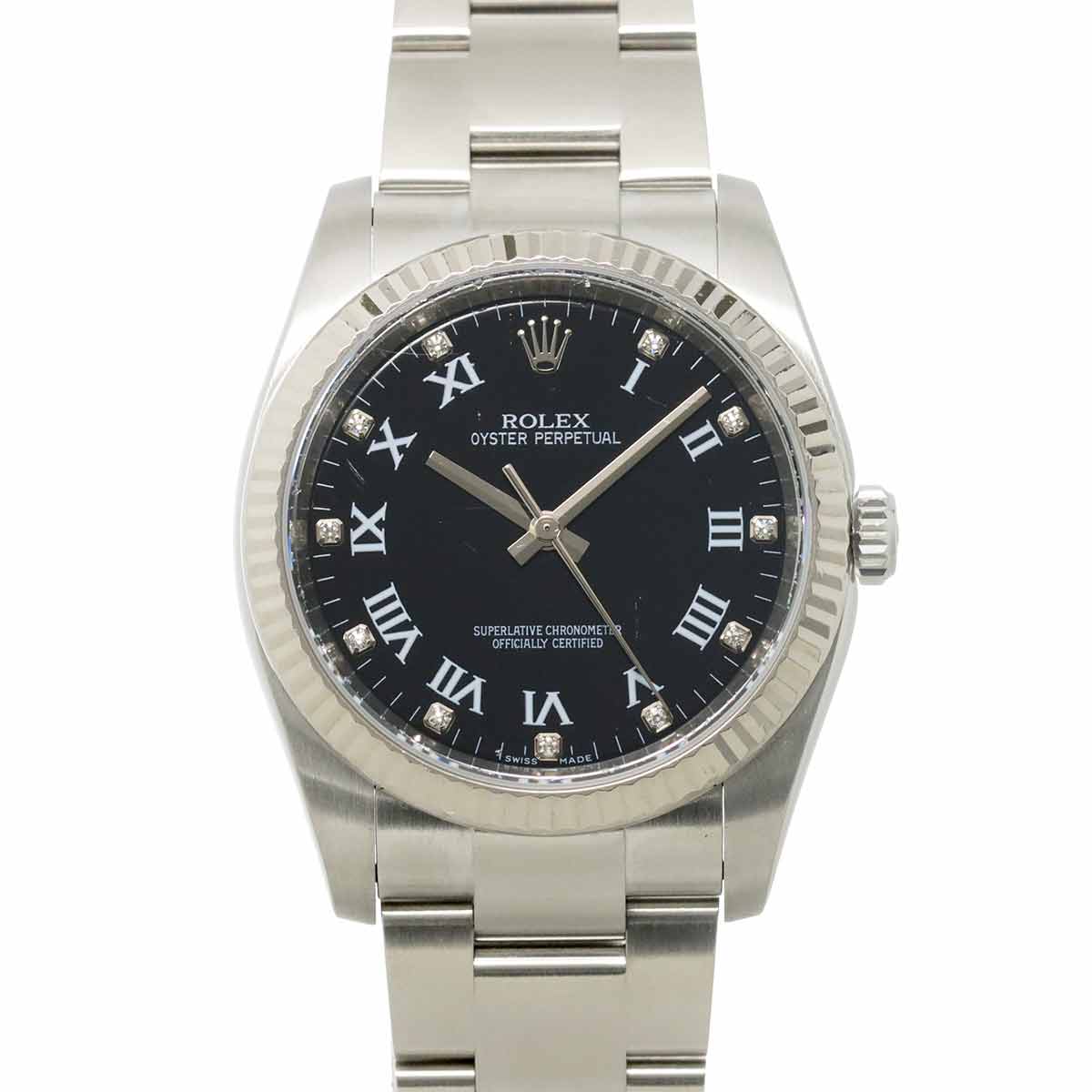 Oyster Perpetual 116034G Serial Random 11P Diamon 750WG Automatic
