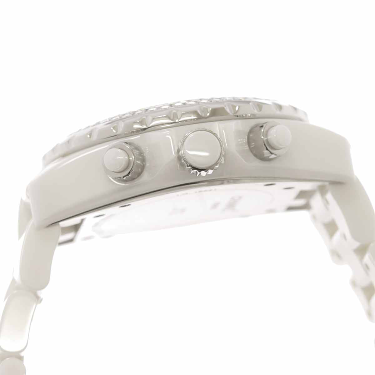 J12 41mm H1008 Date Bezel Diamond Automatic White Dial Mens