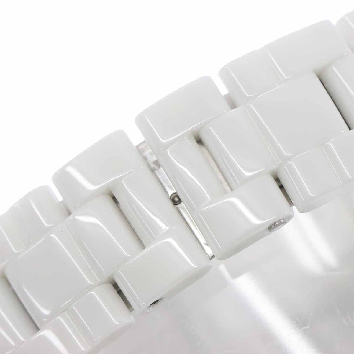 J12 41mm H1008 Date Bezel Diamond Automatic White Dial Mens