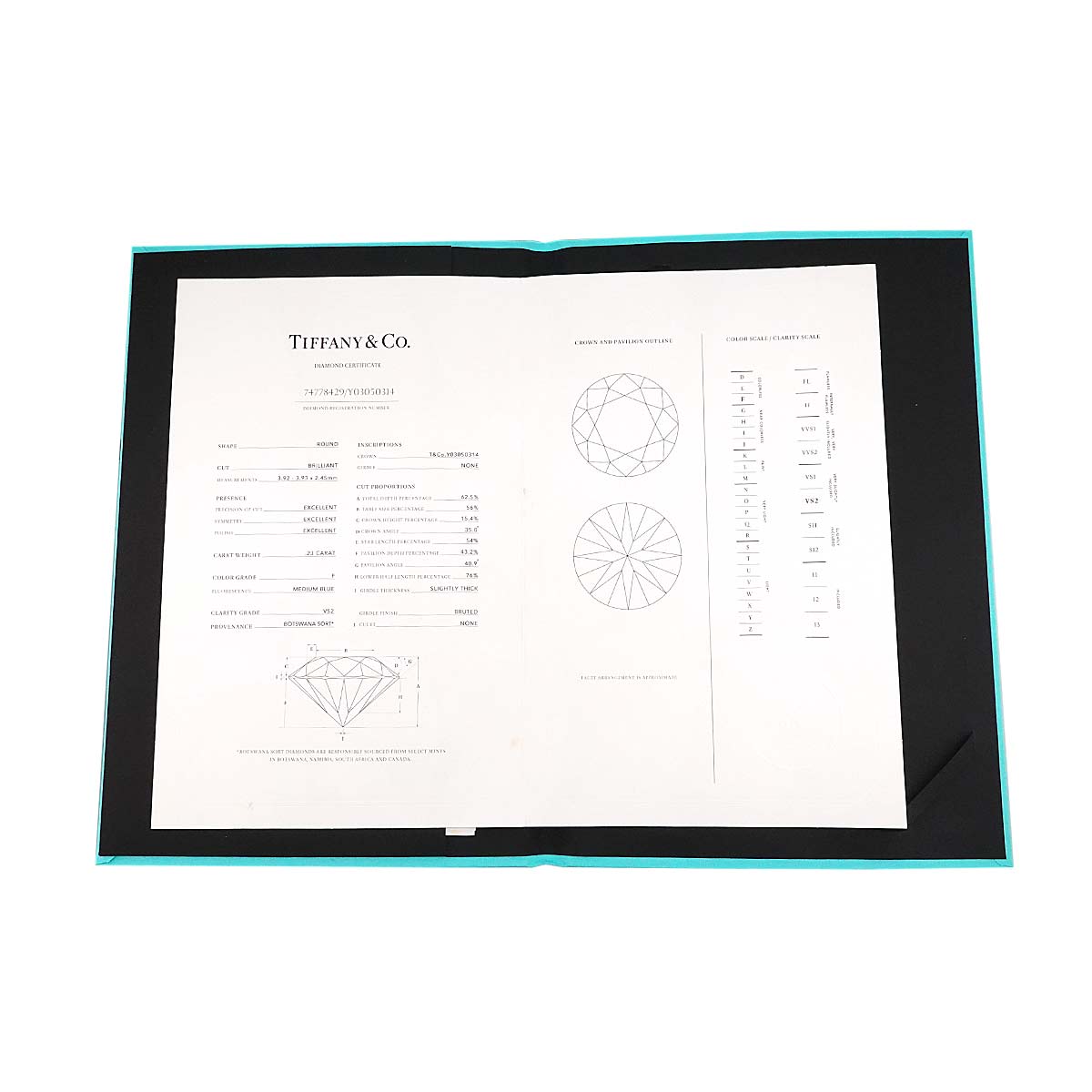 Diamond 0.23ct F/VS2/3EX Ring Pt 4.75-5(US)