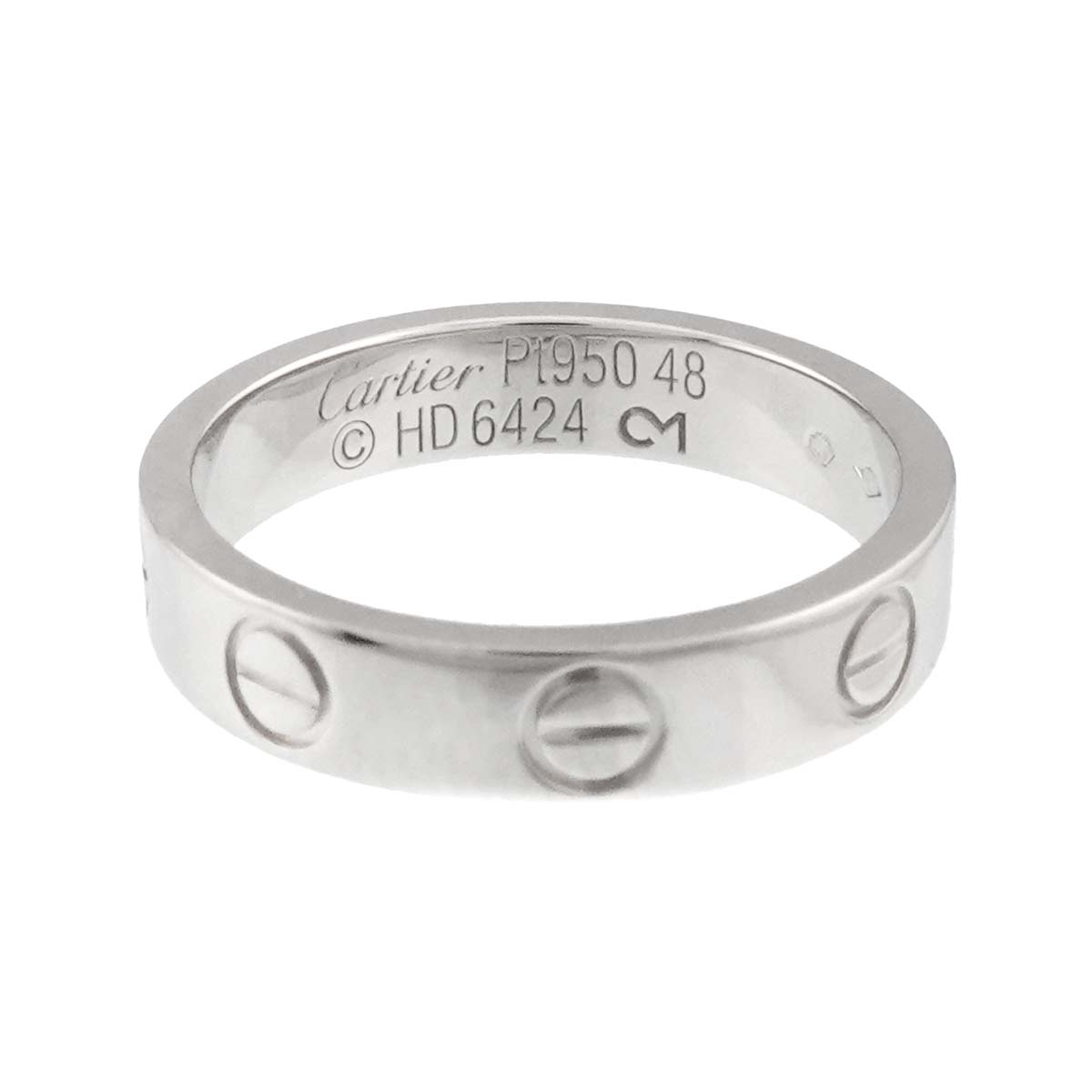 Mini Love Ring Platinum size48 4-4.5(US)