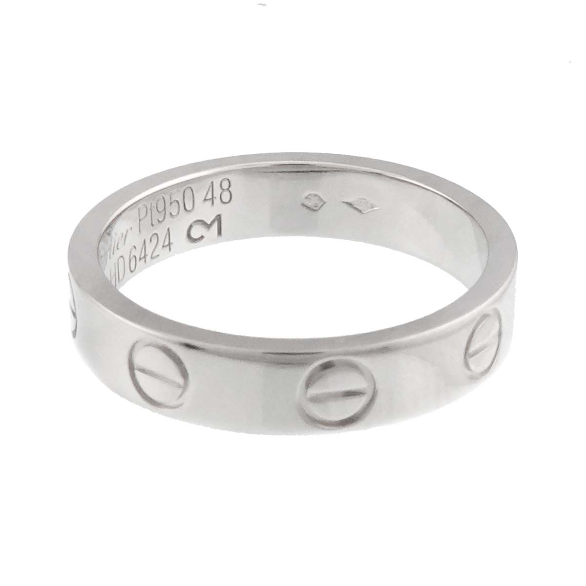 Mini Love Ring Platinum size48 4-4.5(US)
