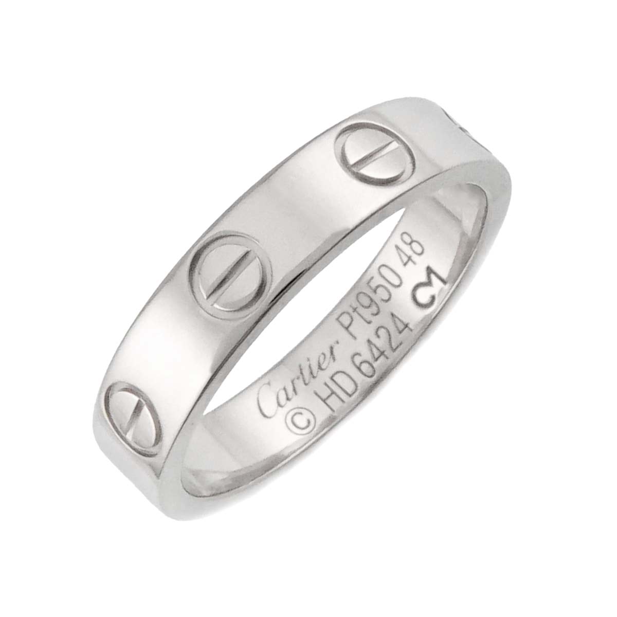 Mini Love Ring Platinum size48 4-4.5(US)