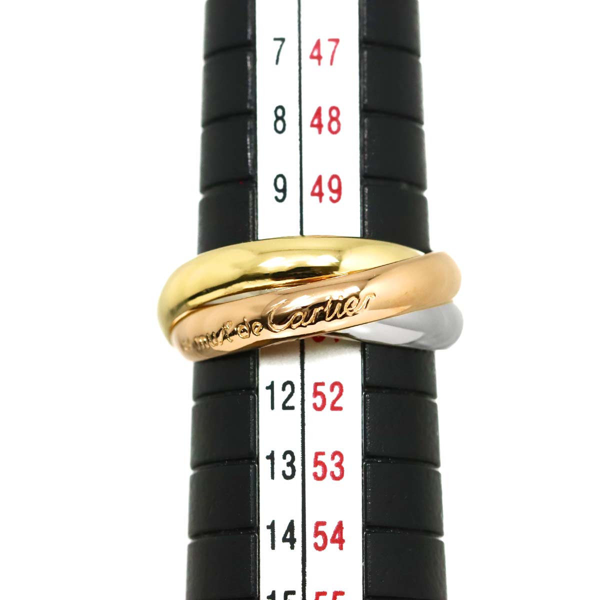 Trinity MM Ring 18K YG WG PG 750 Size51 5.5-5.75(US) 90301325