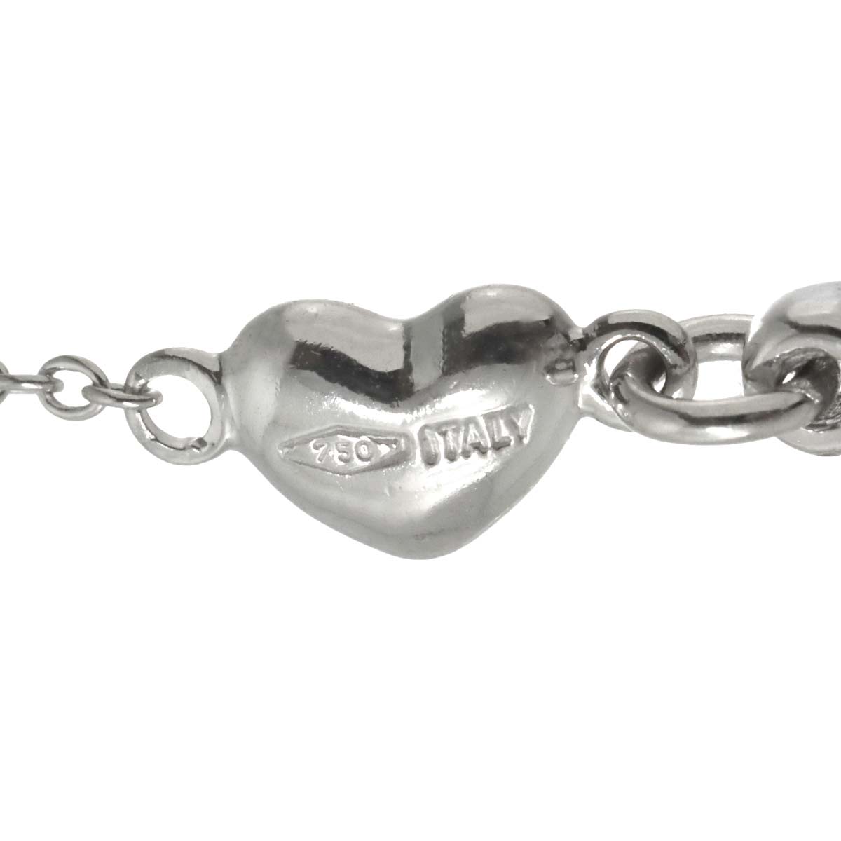 Cross motif Diamond 0.40ct Necklace 18K White Gold 750