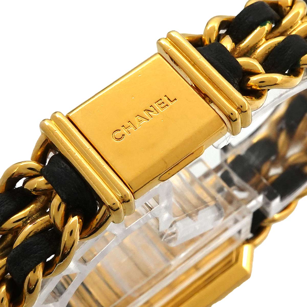 Premiere Size L H0001 Vintage Quartz Black Dial Ladies Watch