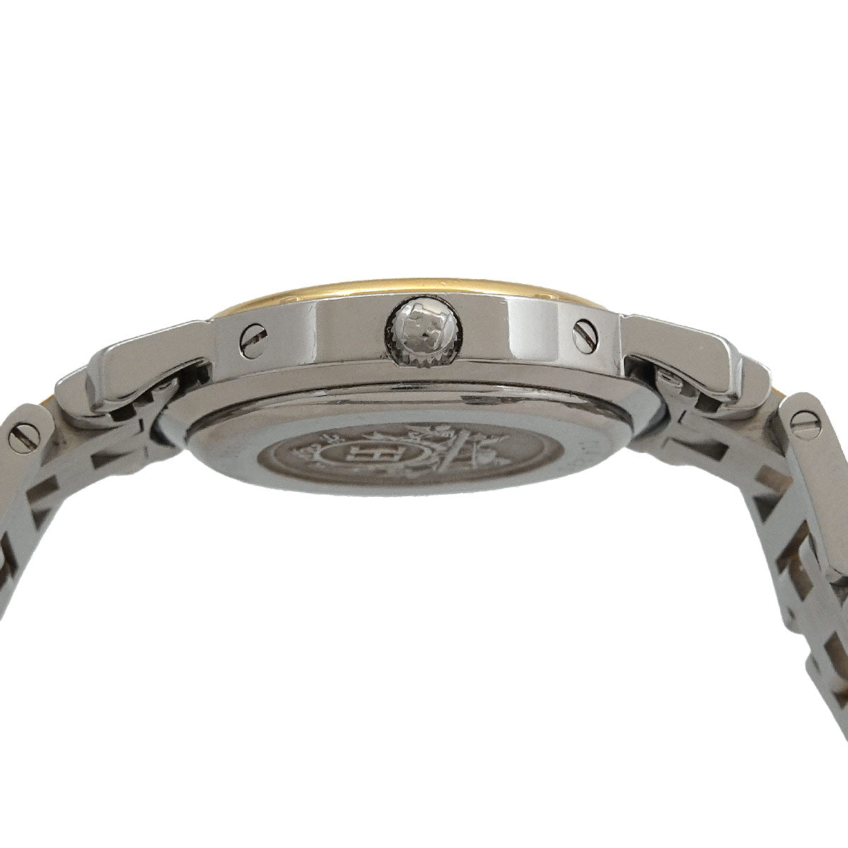 Clipper Two Tone CL4 220 Quartz Date cream Dial Ladies Watch