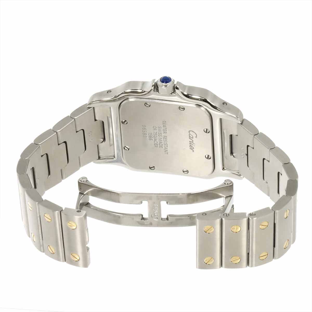 Santos Galbee LM Quartz YG Cream Dial Mens Watch