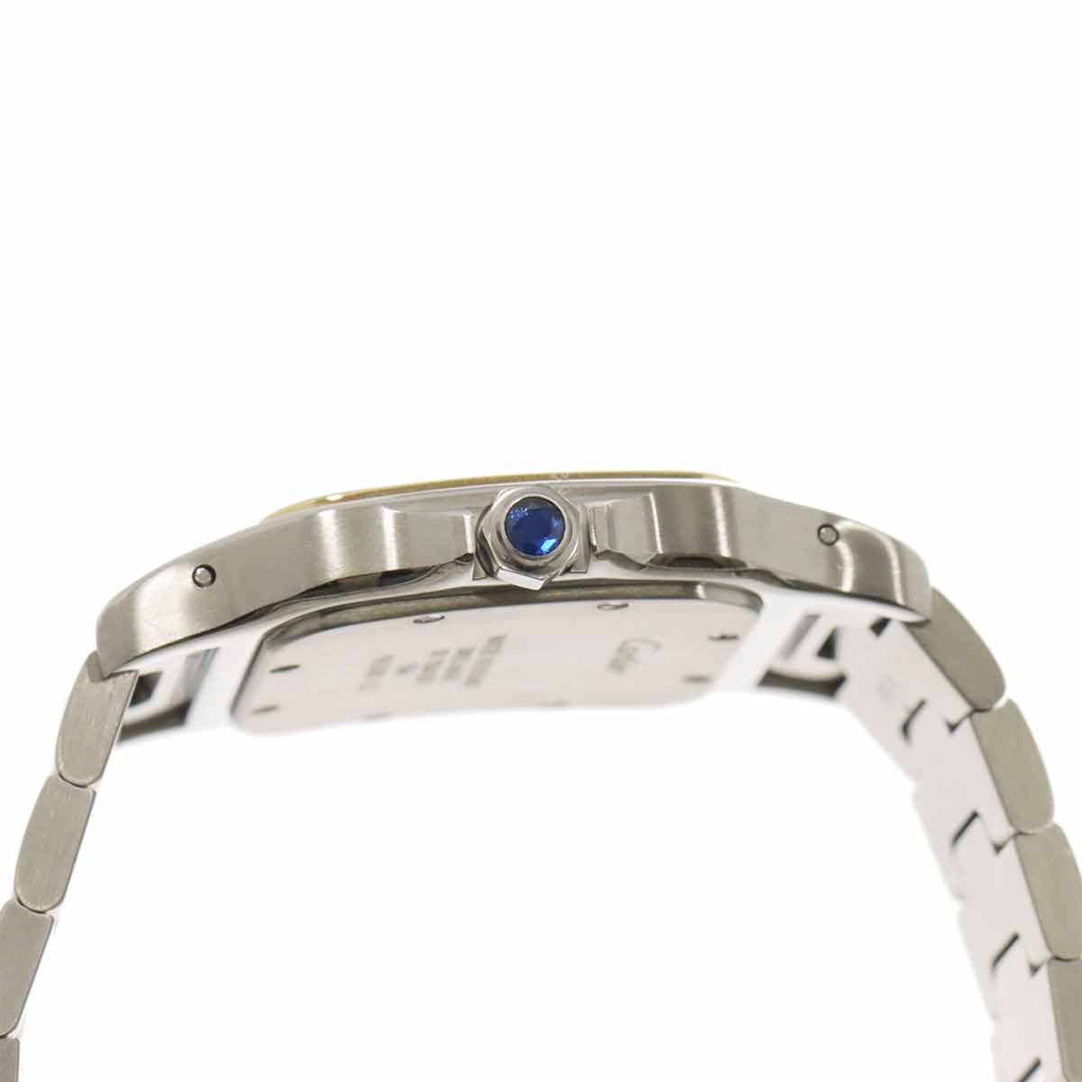 Santos Galbee LM Quartz YG Cream Dial Mens Watch