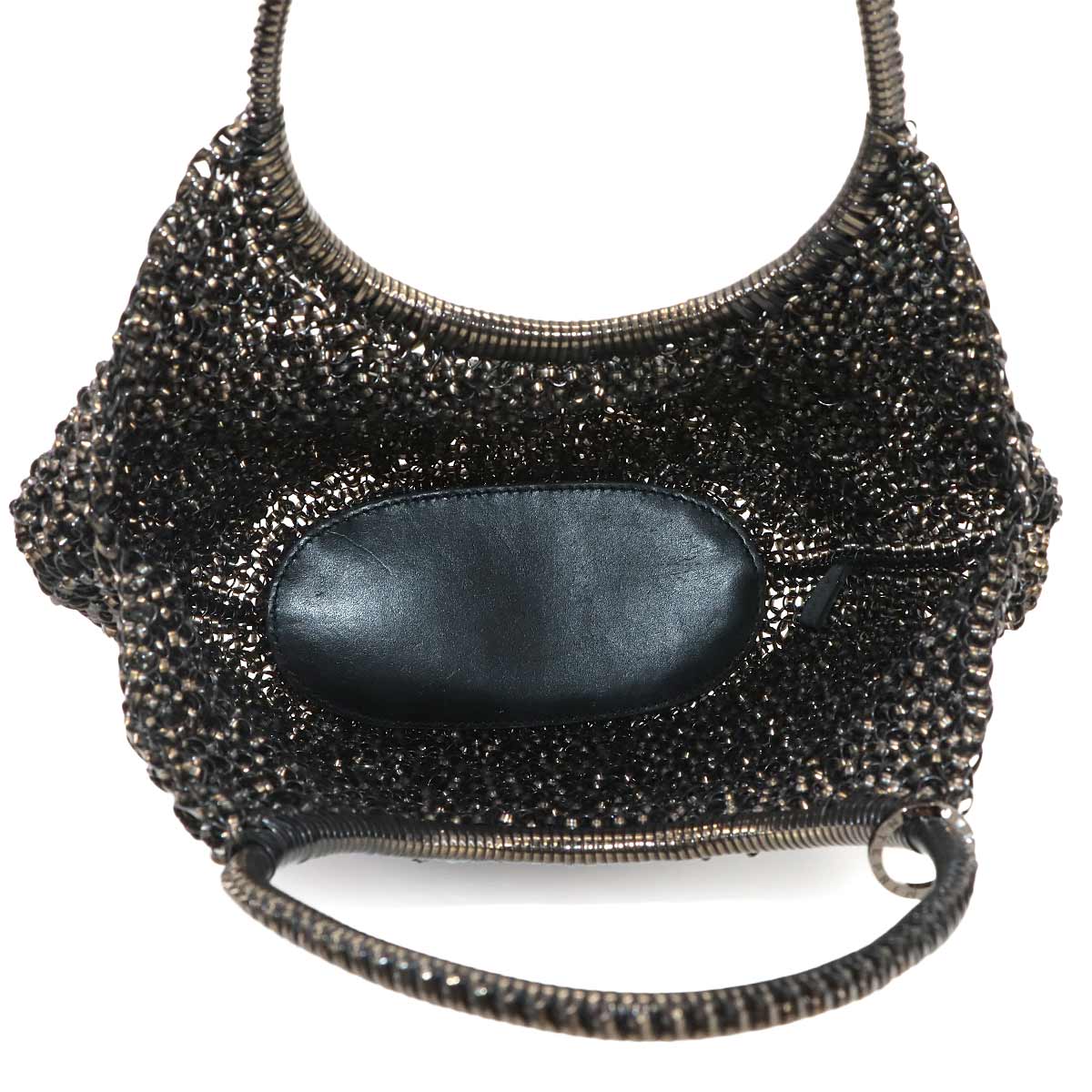 Wire Hand Bag PVC Bronze Purse