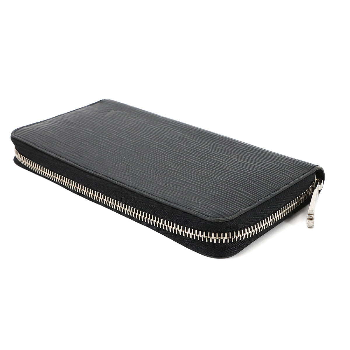 Epi Zippy Wallet Leather Noir M61857 Black