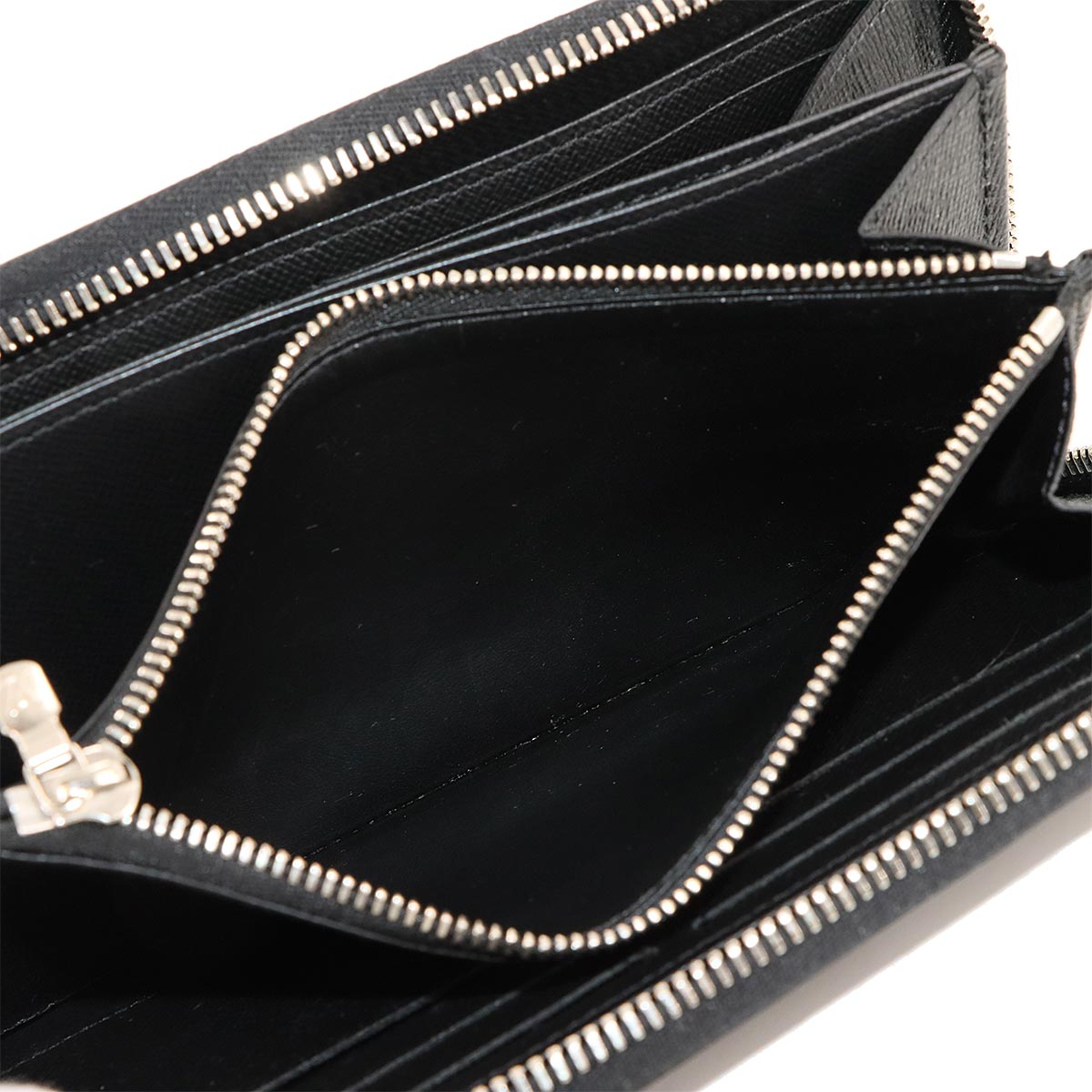 Epi Zippy Wallet Leather Noir M61857 Black