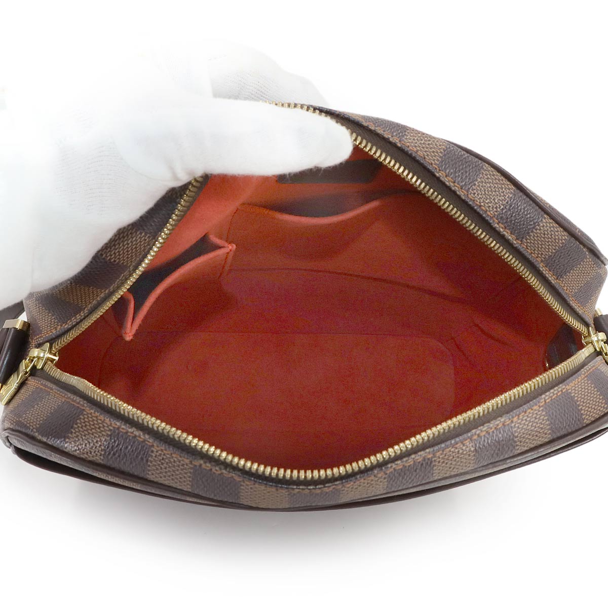 Damier Ipanema GM Shoulder Bag Ebene N51292 Purse