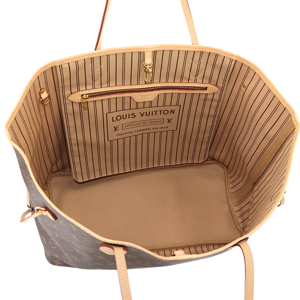 Monogram Neverfull GM Tote Bag Brown M40990 Purse