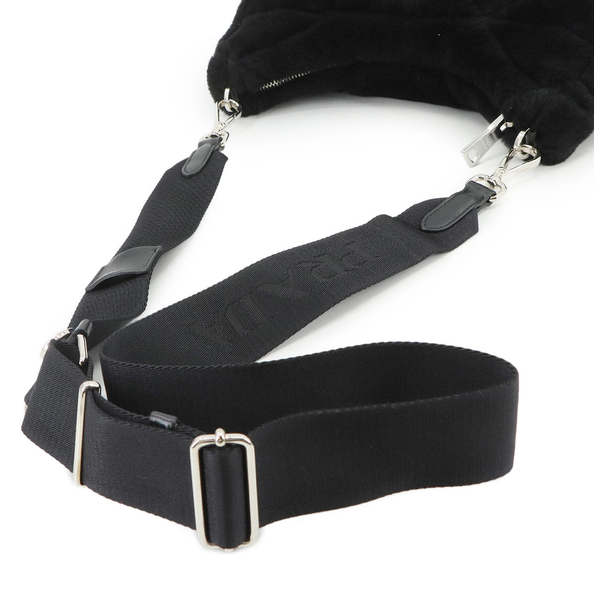 Shoulder Bag Shearling Nero Black 1BC151 Purse