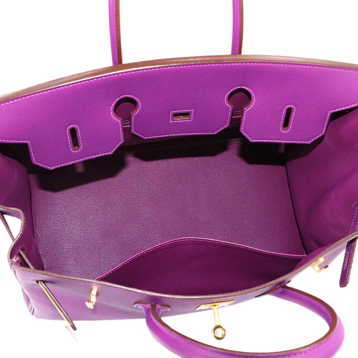 Birkin 35 Epsom Anemone Hand Bag Purse