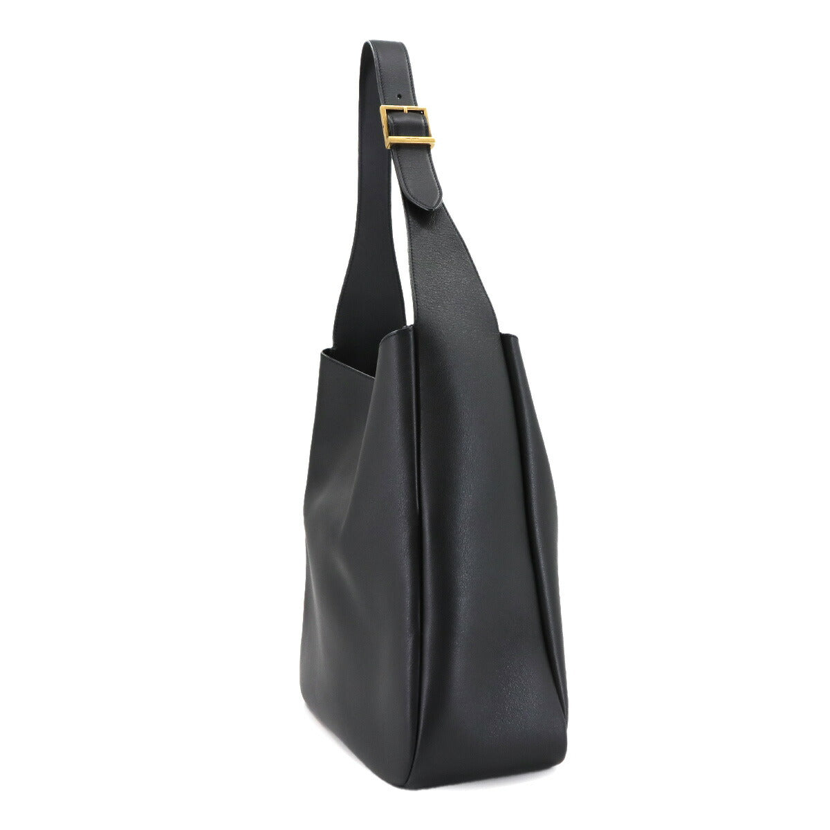 LE5A7 Large Shoulder Bag Leather Black 753837 Purse