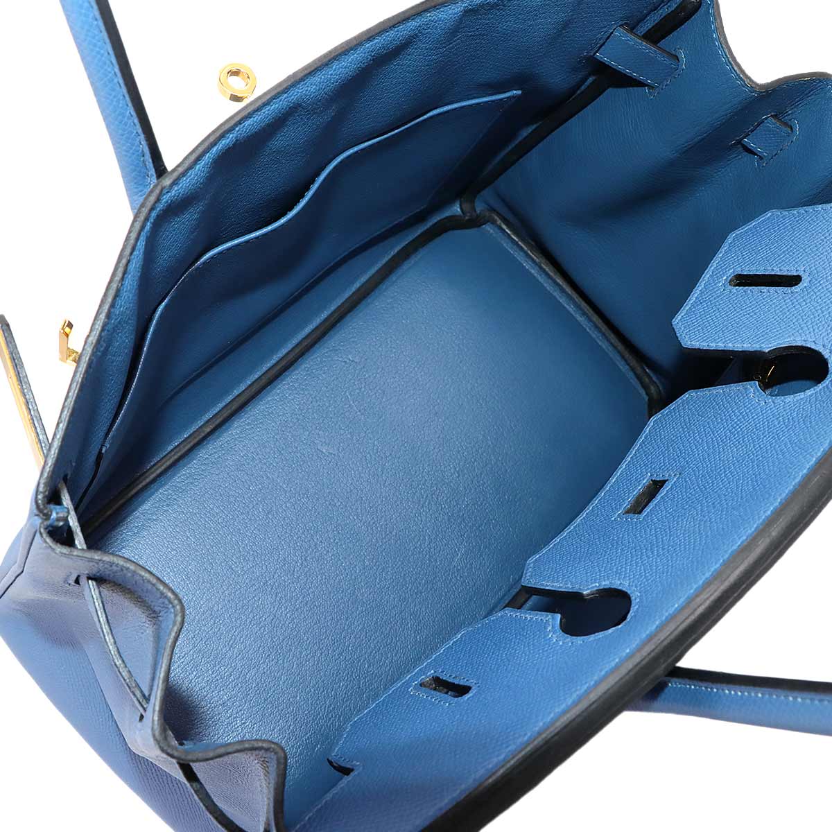 Birkin 30 Epsom Blue Agate Hand Bag Purse