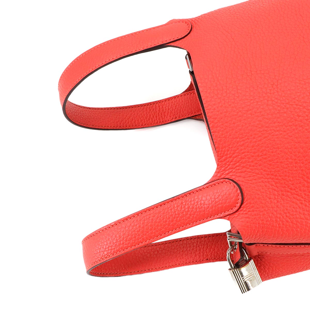 Picotin Lock PM Hand Bag Taurillon Clemence Rose Jaipur