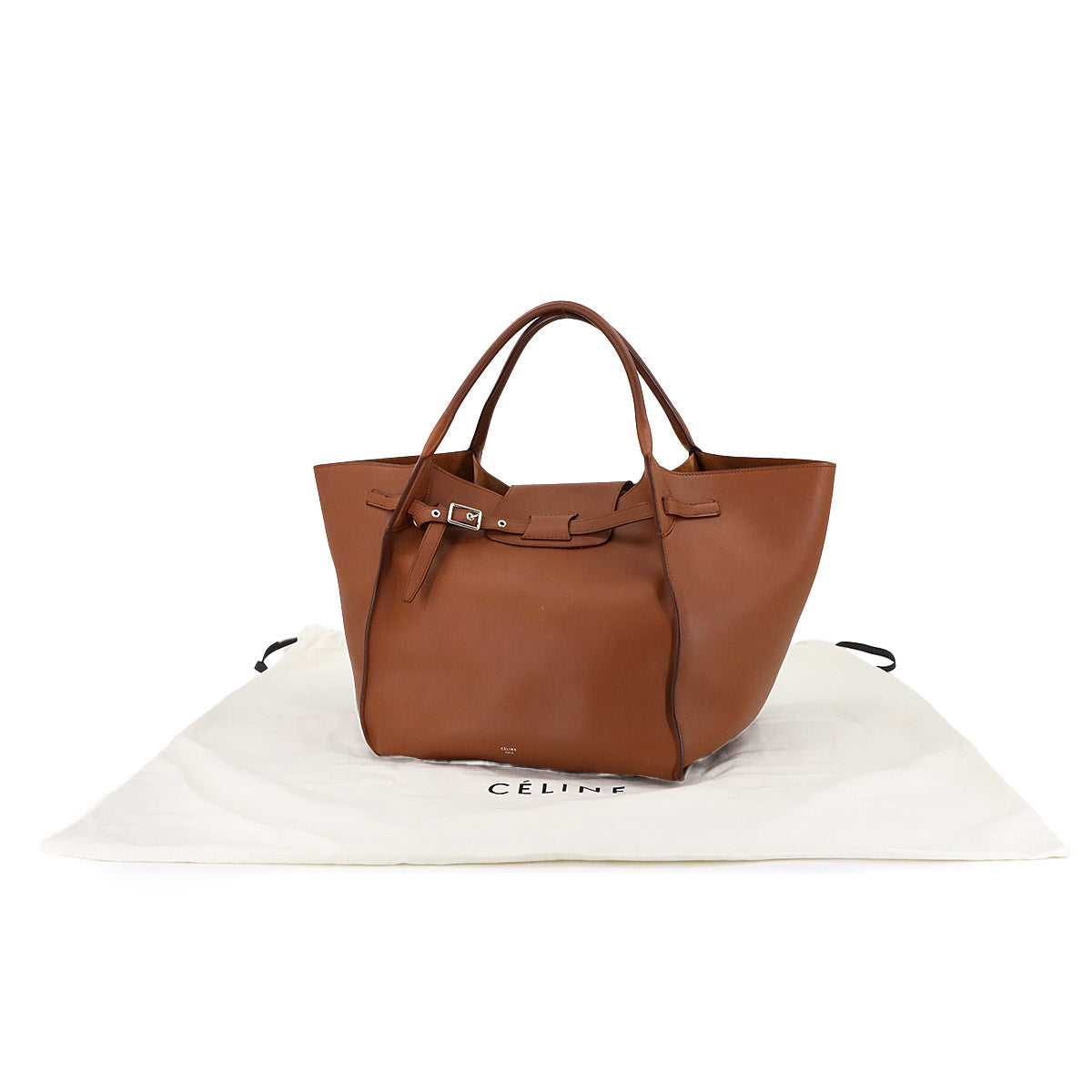 Big Bag Medium Tote Bag Leather Brown 182863