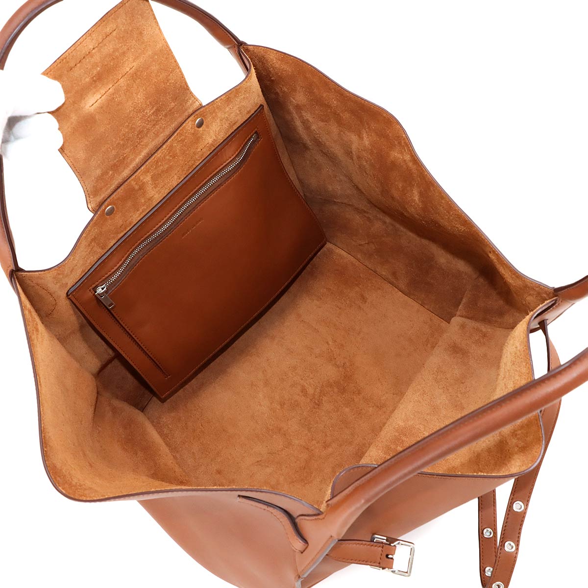 Big Bag Medium Tote Bag Leather Brown 182863