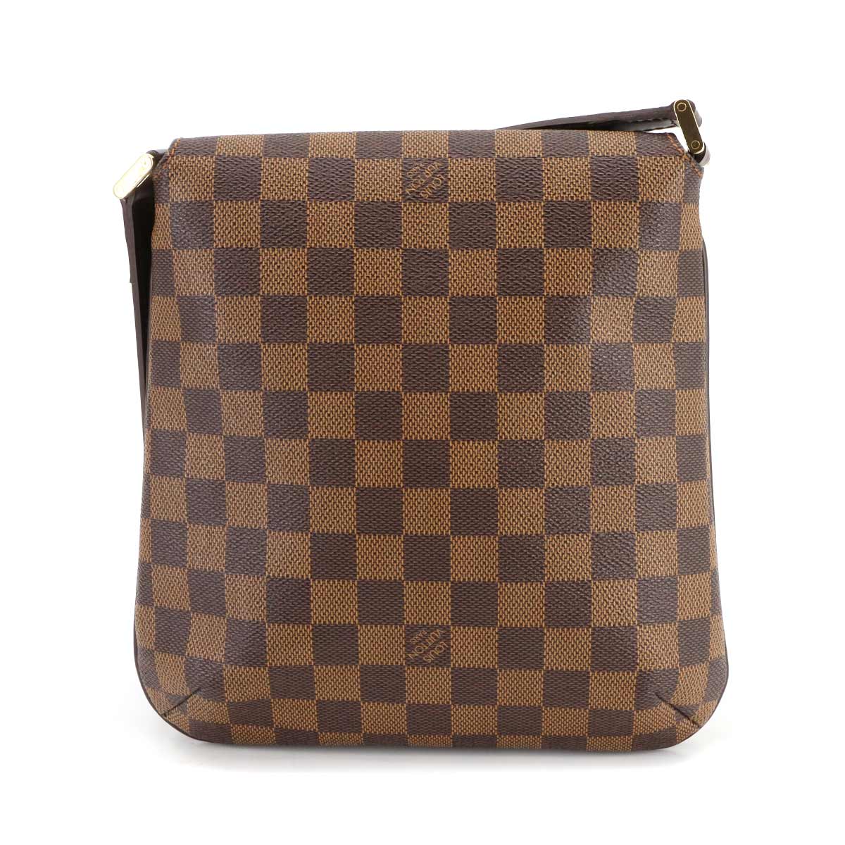 Damier Musette Salsa Long Shoulder Bag Ebene N51300