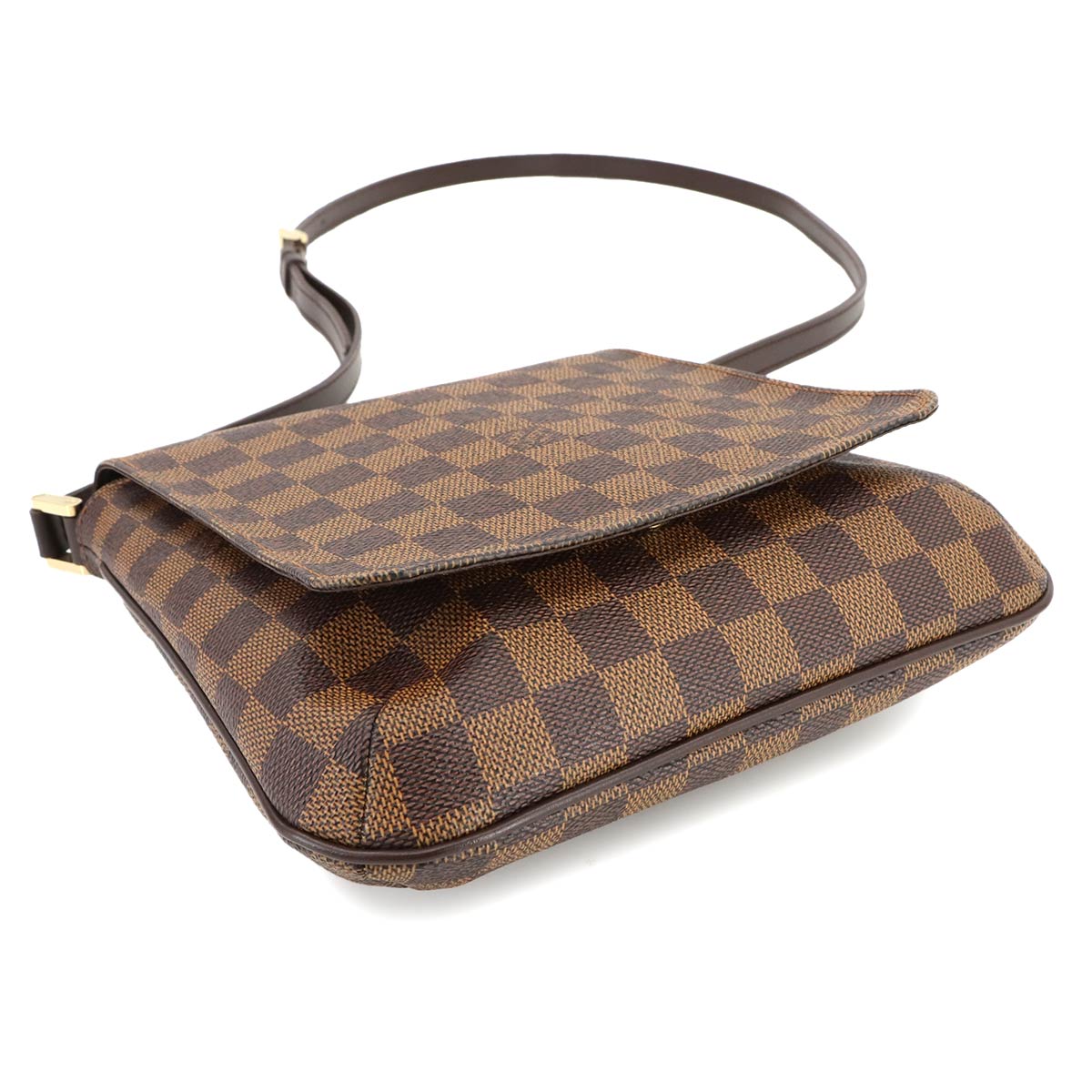 Damier Musette Salsa Long Shoulder Bag Ebene N51300