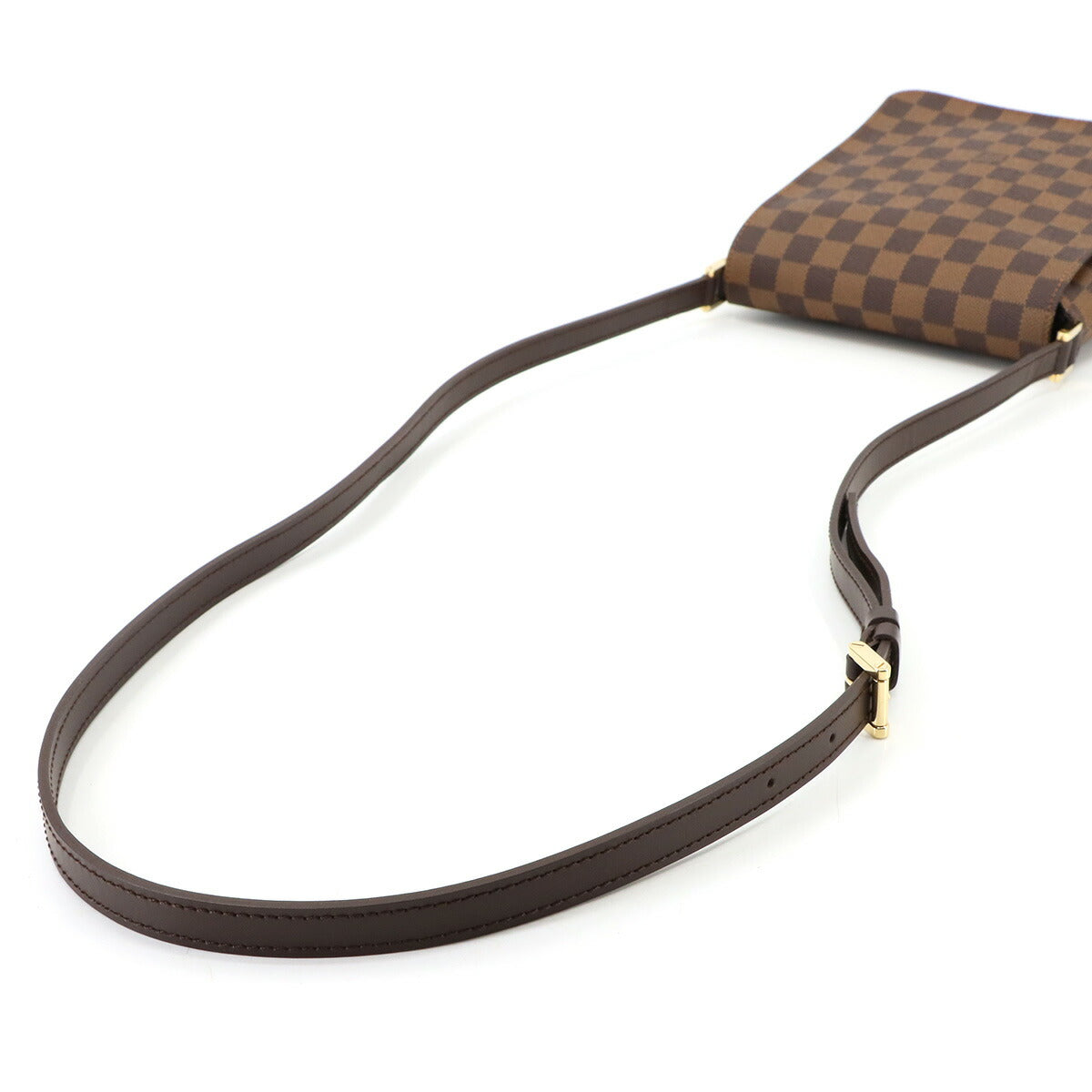 Damier Musette Salsa Long Shoulder Bag Ebene N51300