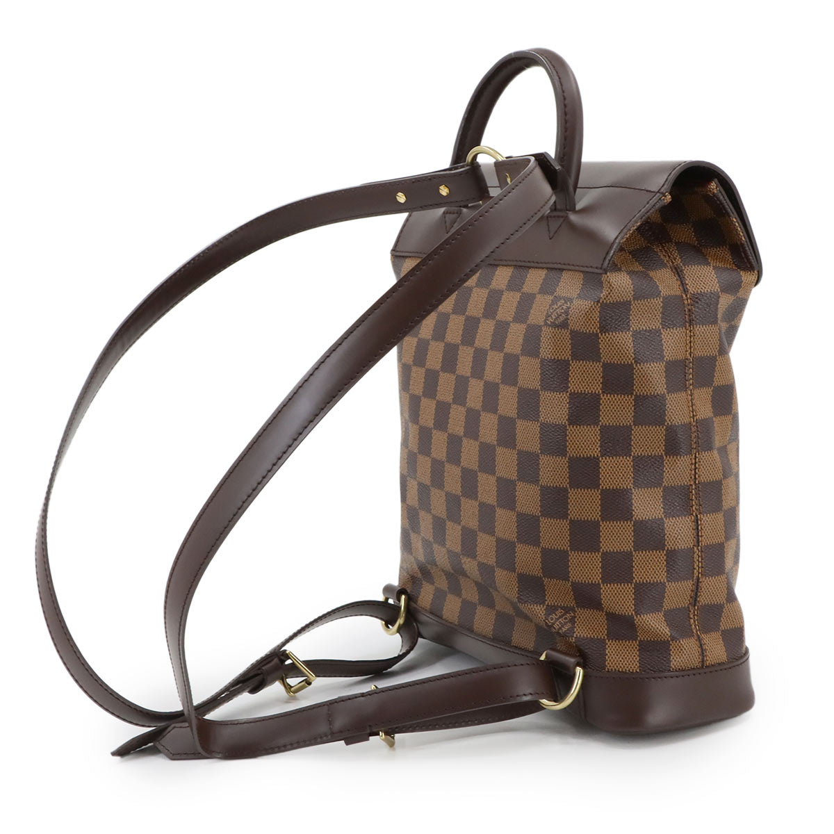 Damier Soho Backpack Ebene Brown N51132 Purse