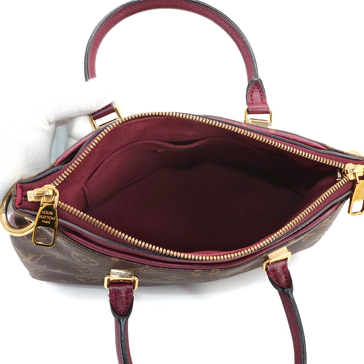 Monogram Palas BB 2way Hand Shoulder Bag Plum M42961