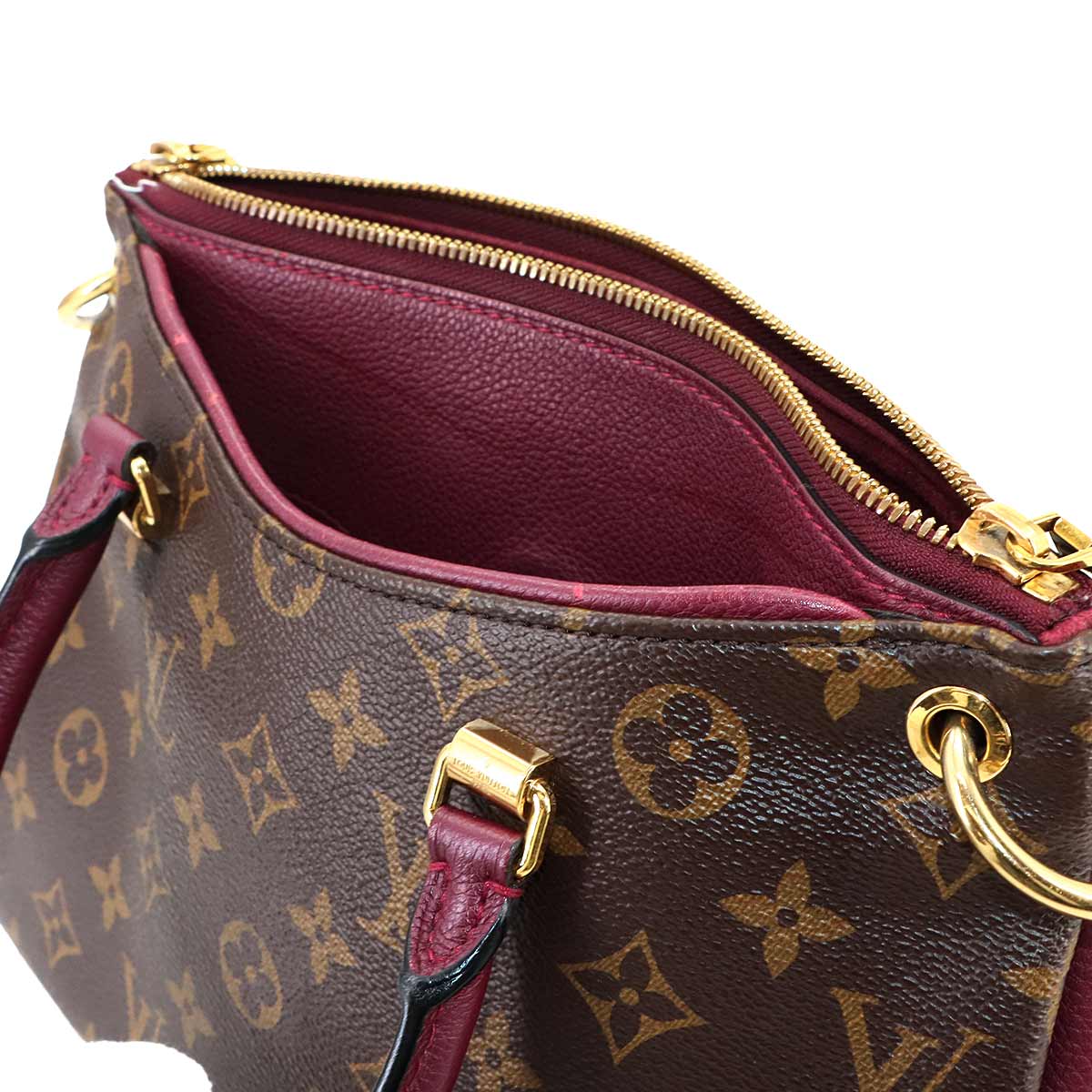 Monogram Palas BB 2way Hand Shoulder Bag Plum M42961
