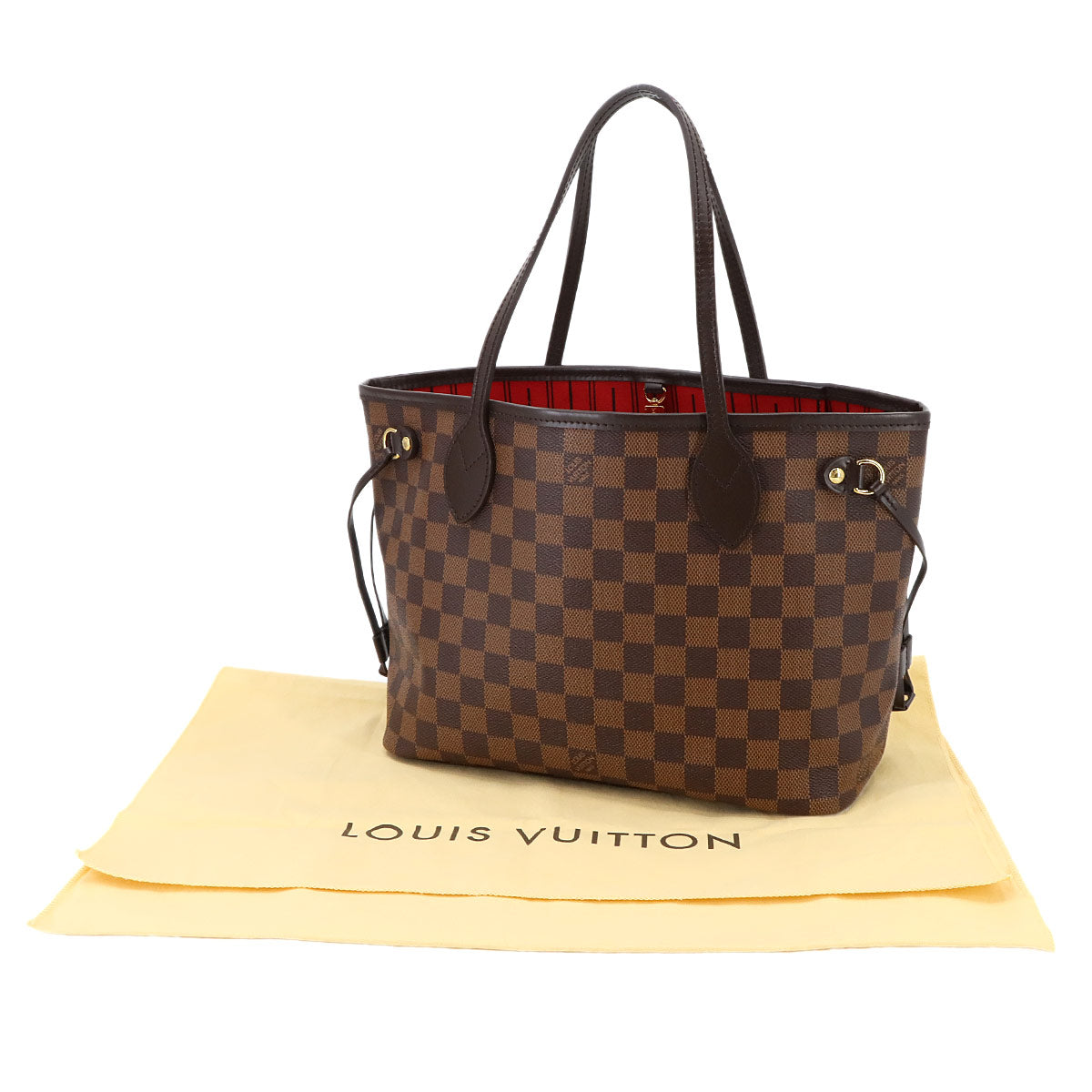 Damier Neverfull PM Tote Bag Ebene N51109 Purse