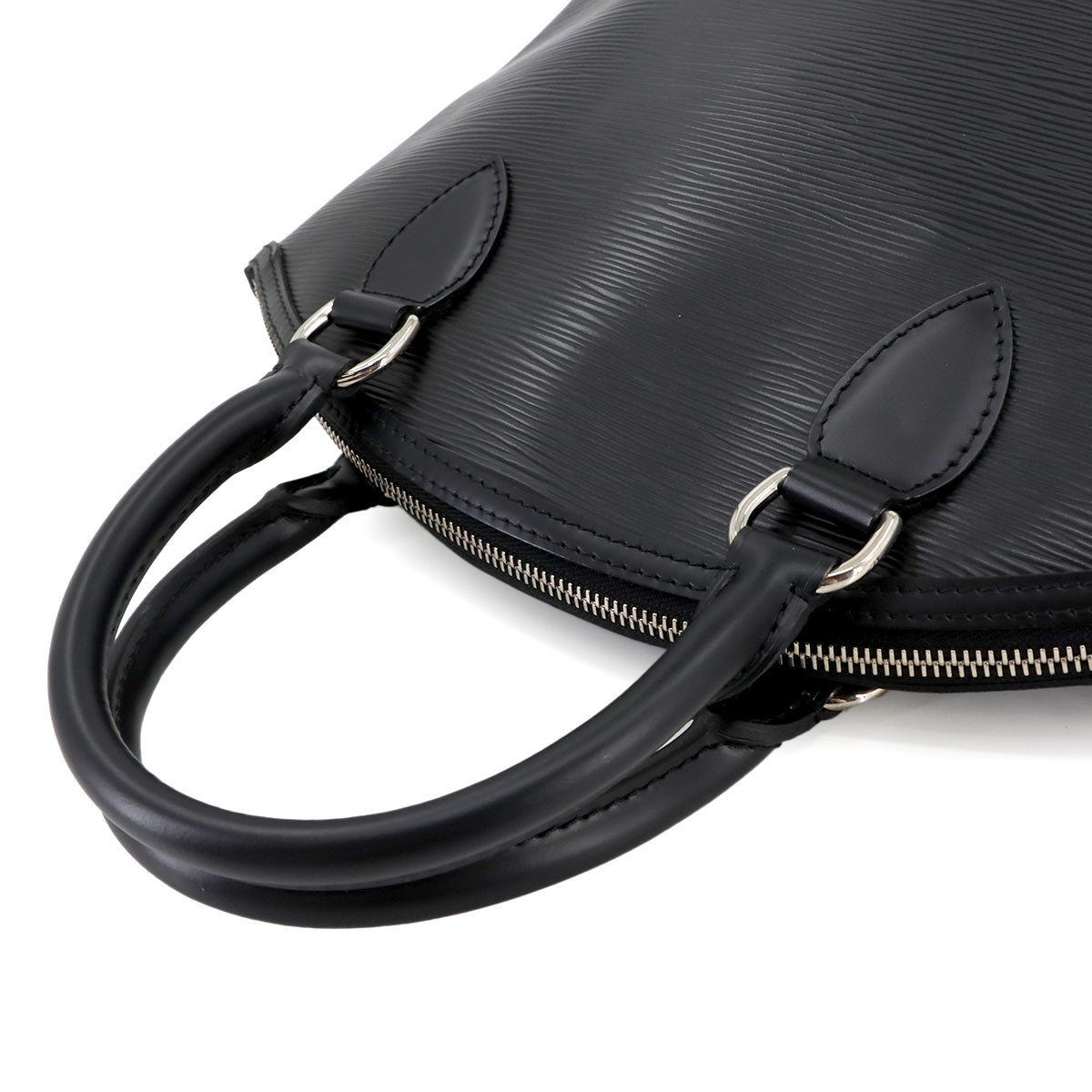 Epi Lock It PM Hand Bag Leather Noir M42292 Purse
