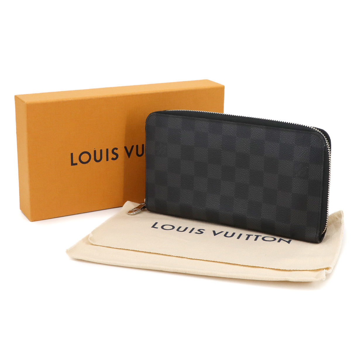 Damier Graphite Zippy Organizer NM Long Wallet N60111