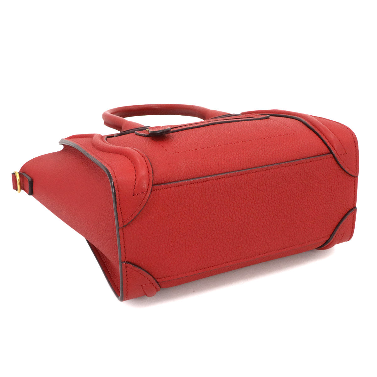 Luggage Nano Shopper Hand Shoulder Bag Leather Red 168243