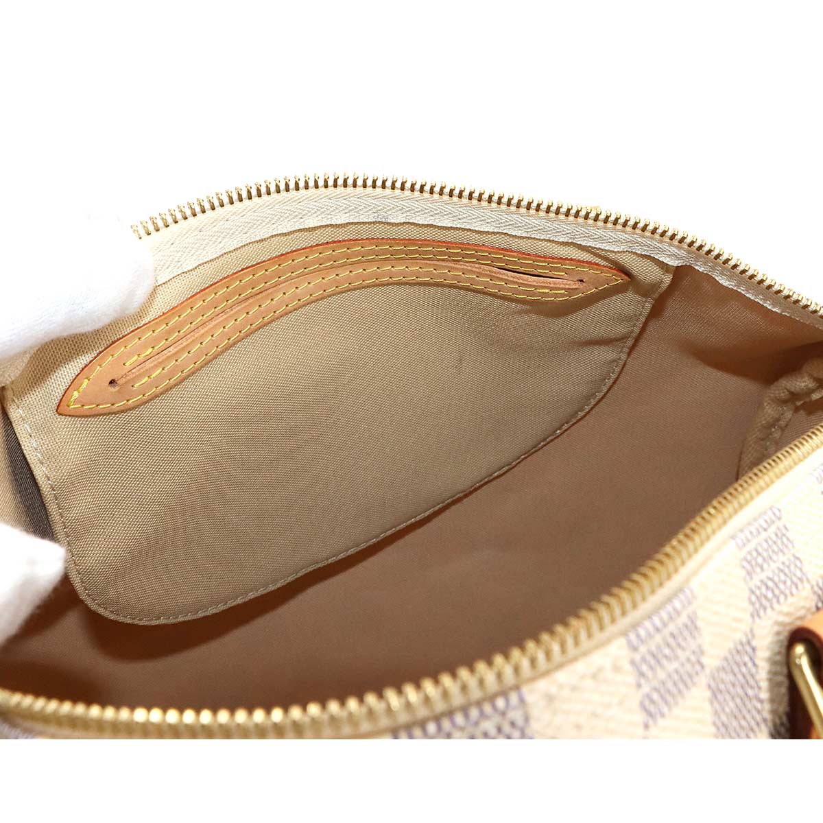 Damier Azur Speedy 30 Hand Bag white N41533 Purse