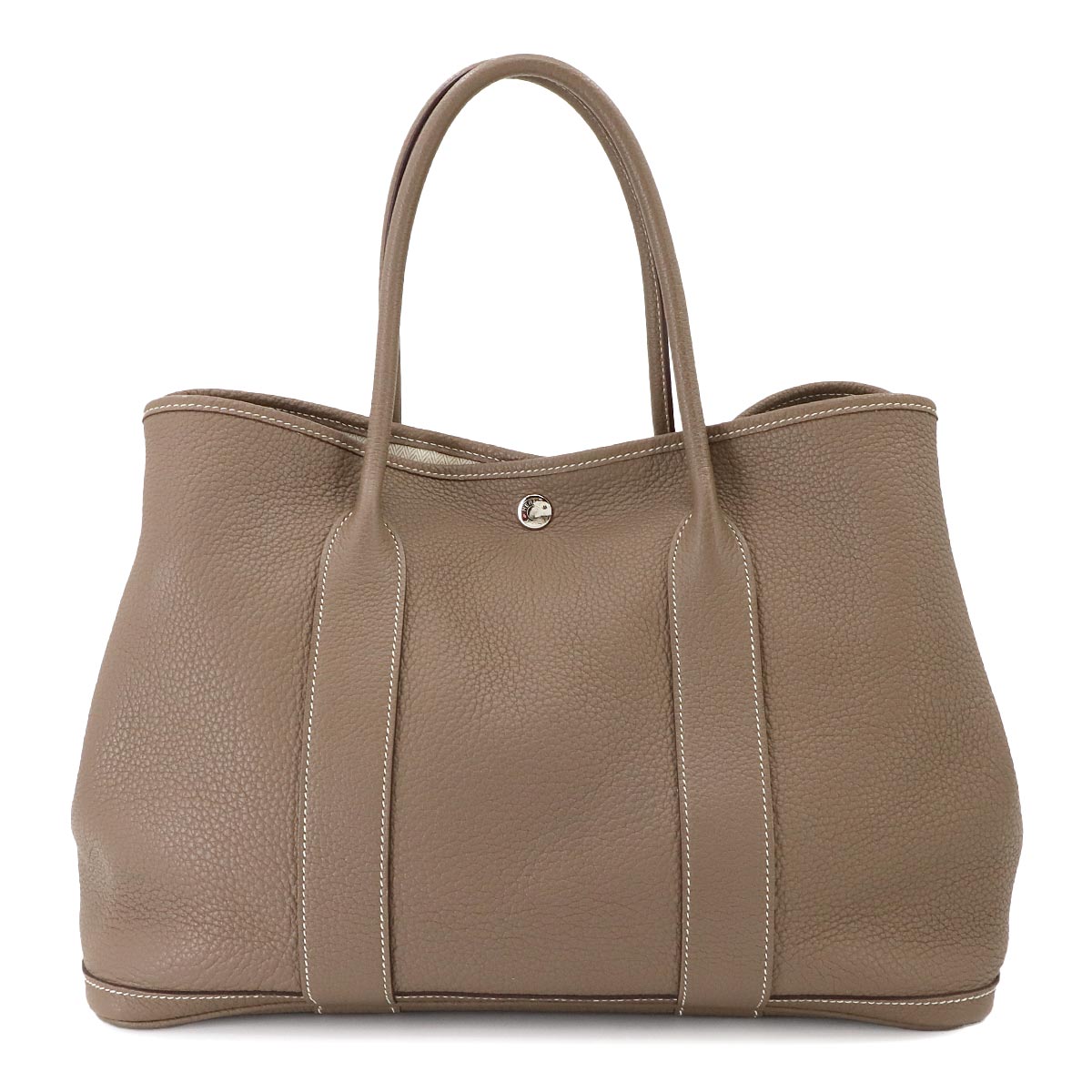 Garden Party 36 PM Tote Bag Negonda Leather Etoupe Purse