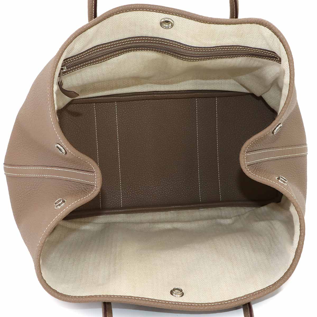 Garden Party 36 PM Tote Bag Negonda Leather Etoupe Purse